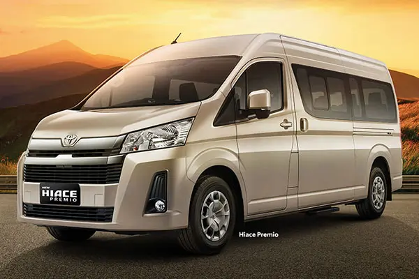 Sewa Mobil Toyota Hiace Premio di Lombok
